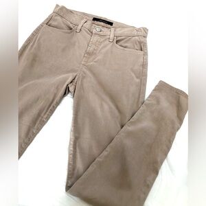 J Brand Maria Pencil Pants Travertine Size 27 cut 146521 Tapered Ankle